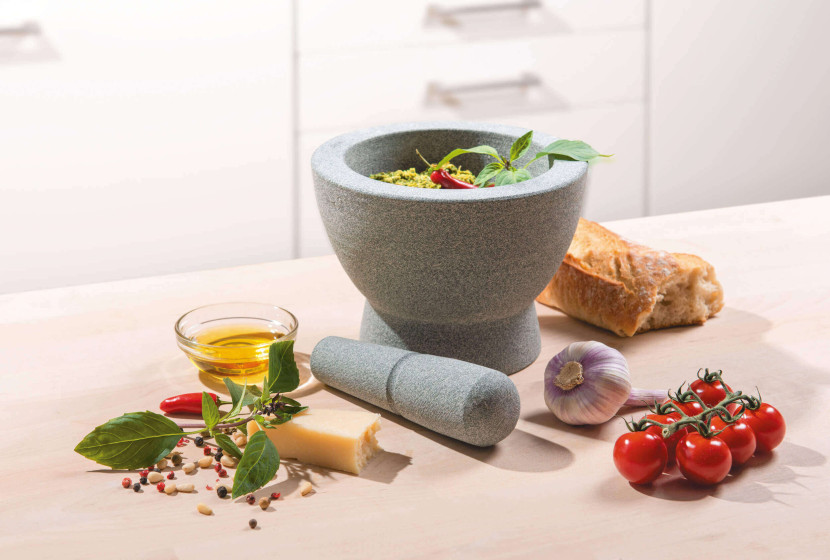 GEFU CRUNCHY Granitowy moździerz 17 cm