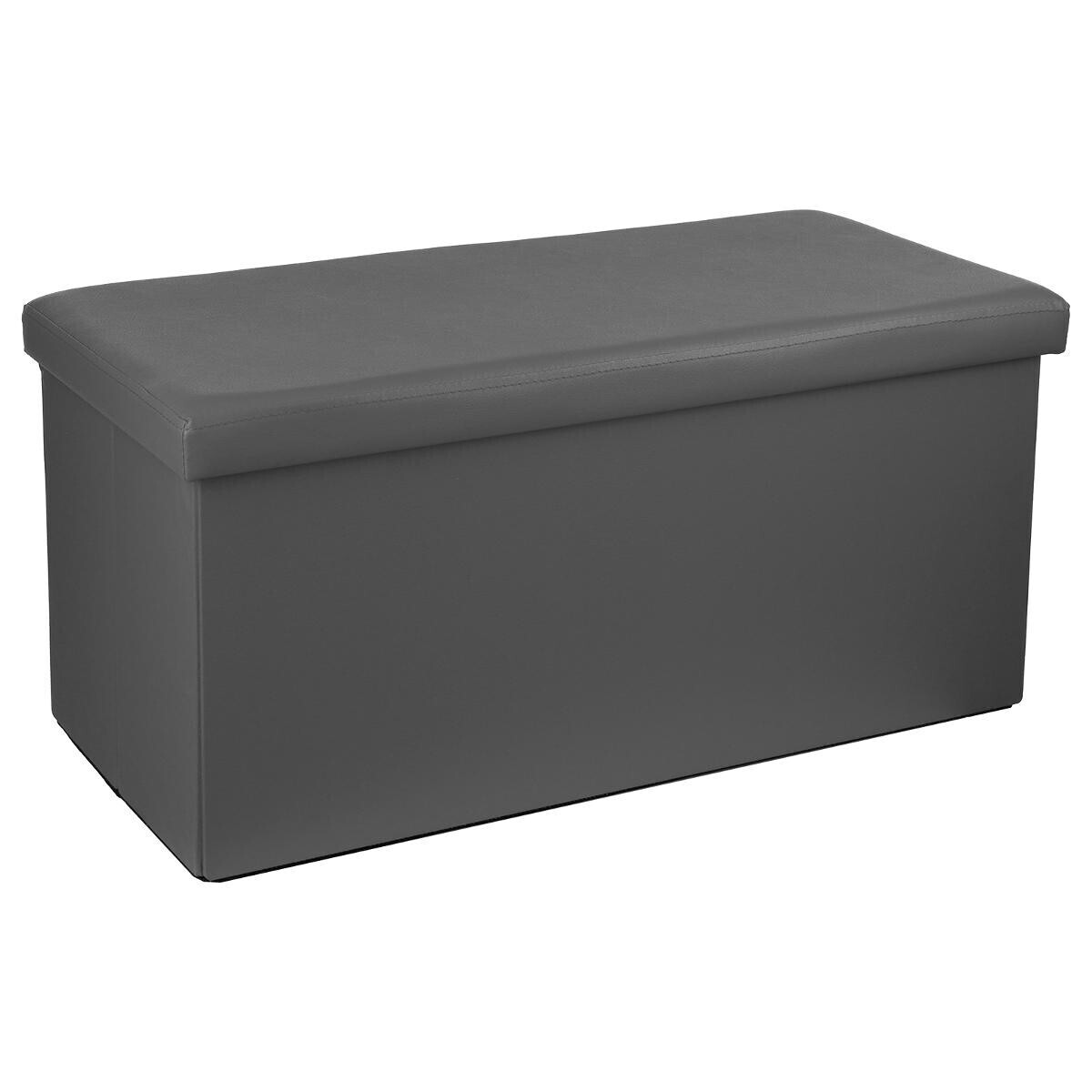 Double folding pouf Gray