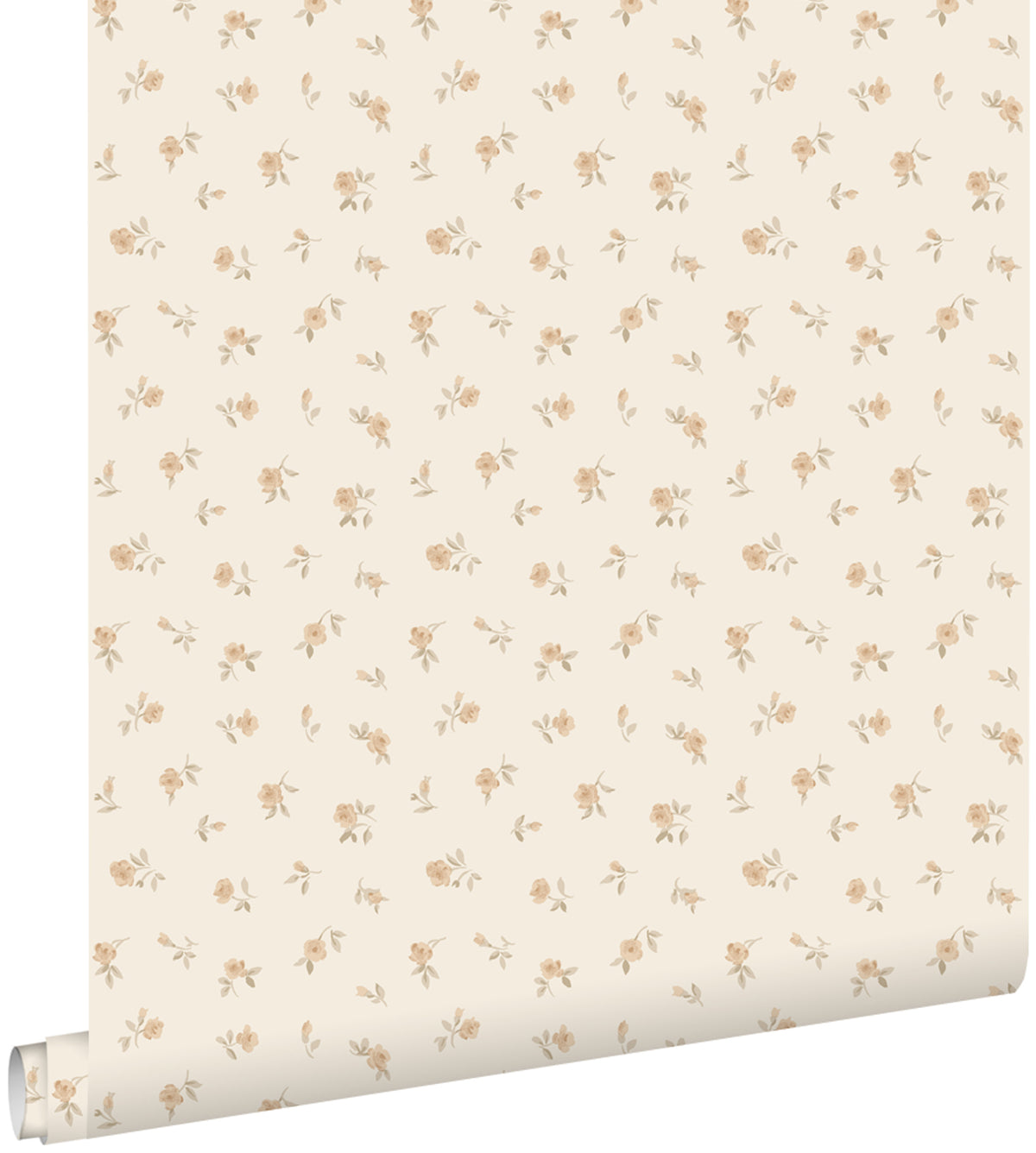 ESTAhome behang vintage bloemetjes zand beige - 53 cm x 10.05 m - 139833