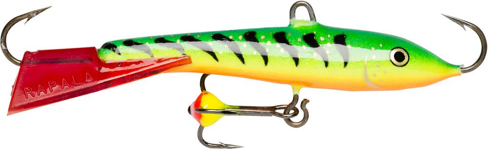 Rapala Ice Fishing Jigging Rap, Tiger Eye Bead
