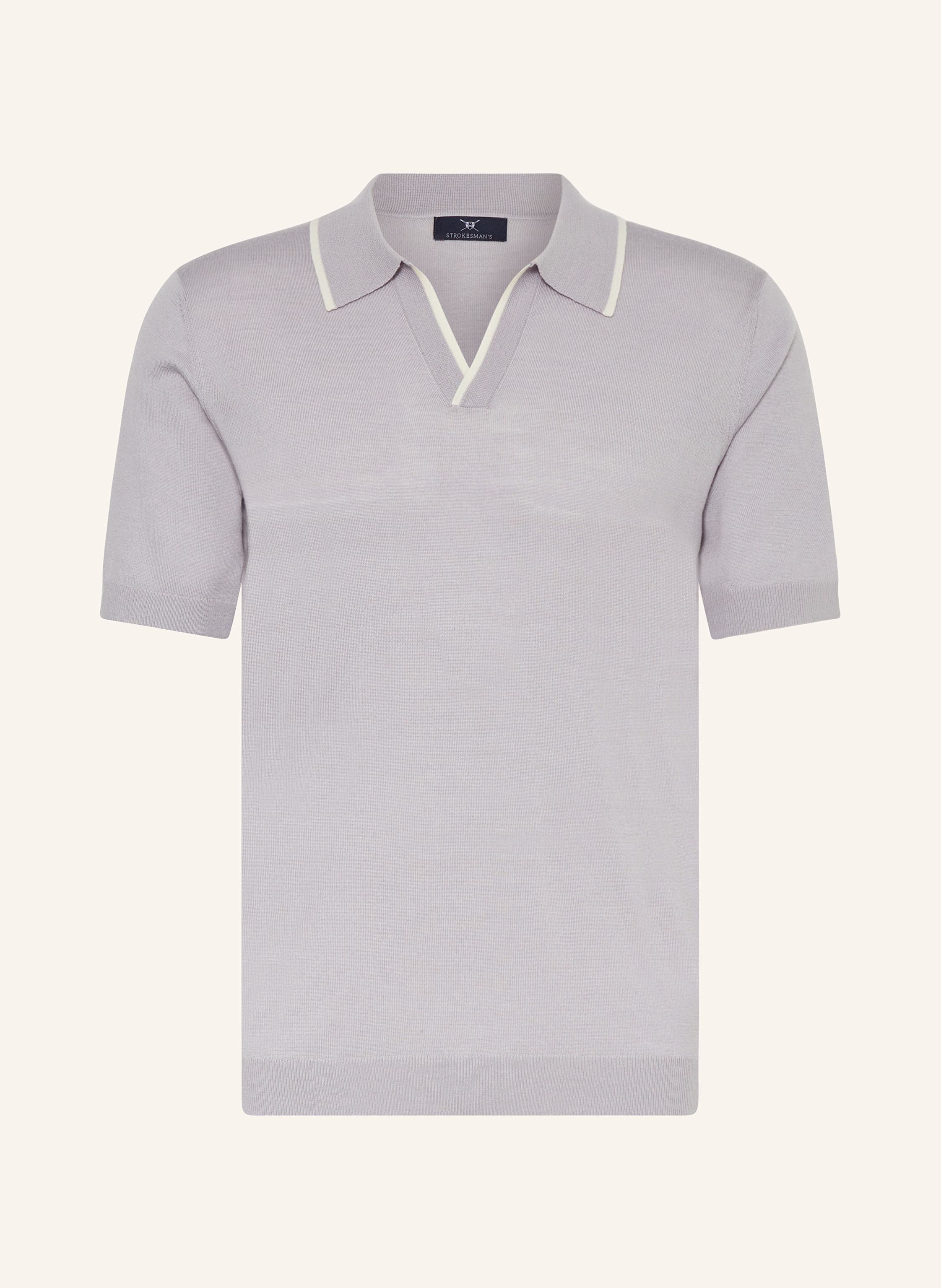 STROKESMAN'S Strick-Poloshirt