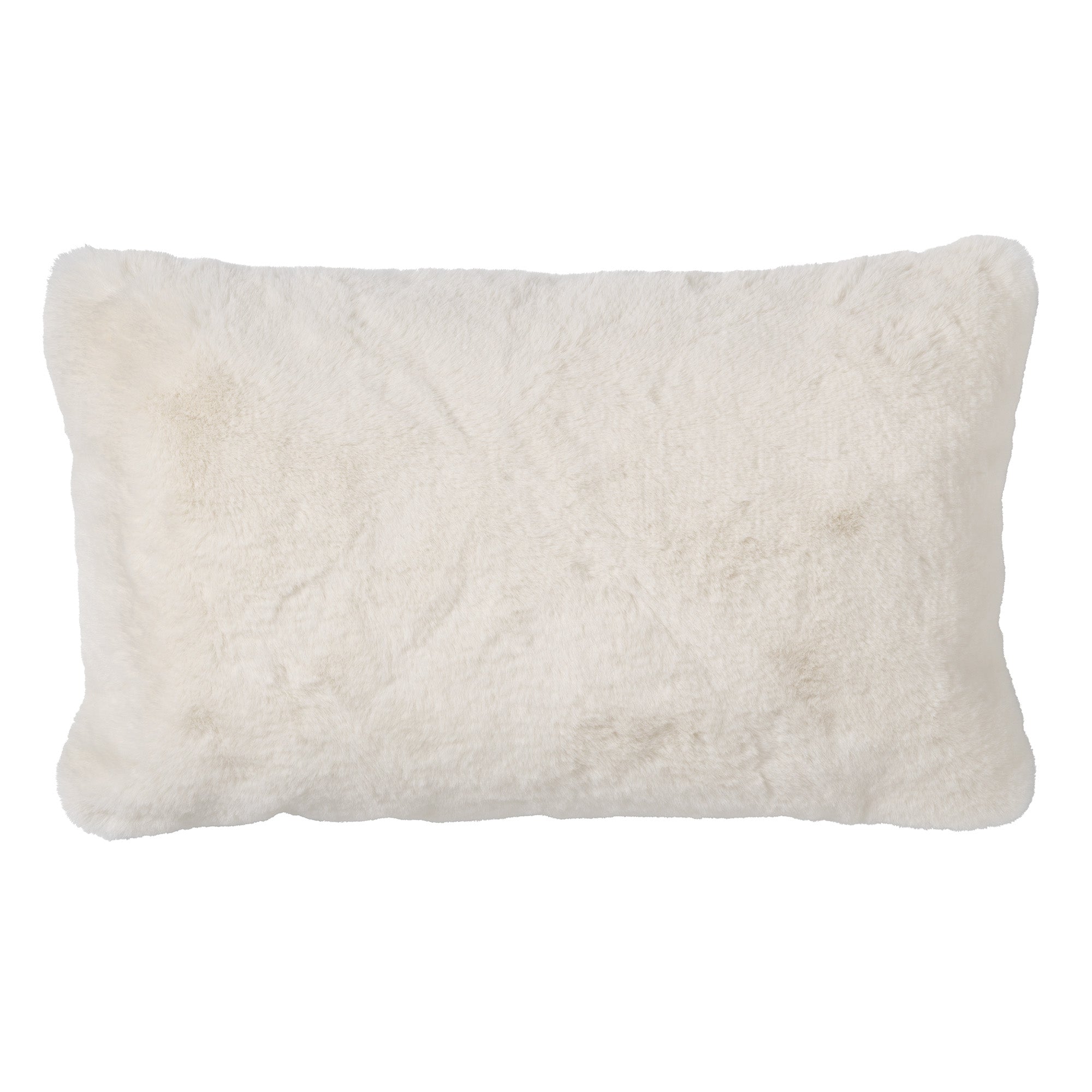 ZAYA - kussenhoes 30x50 cm - bontlook - Snow White - wit