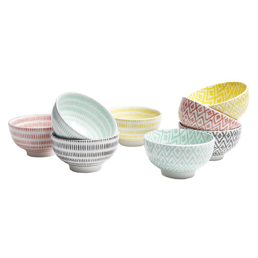 Coupelle porcelaine décor géométrique