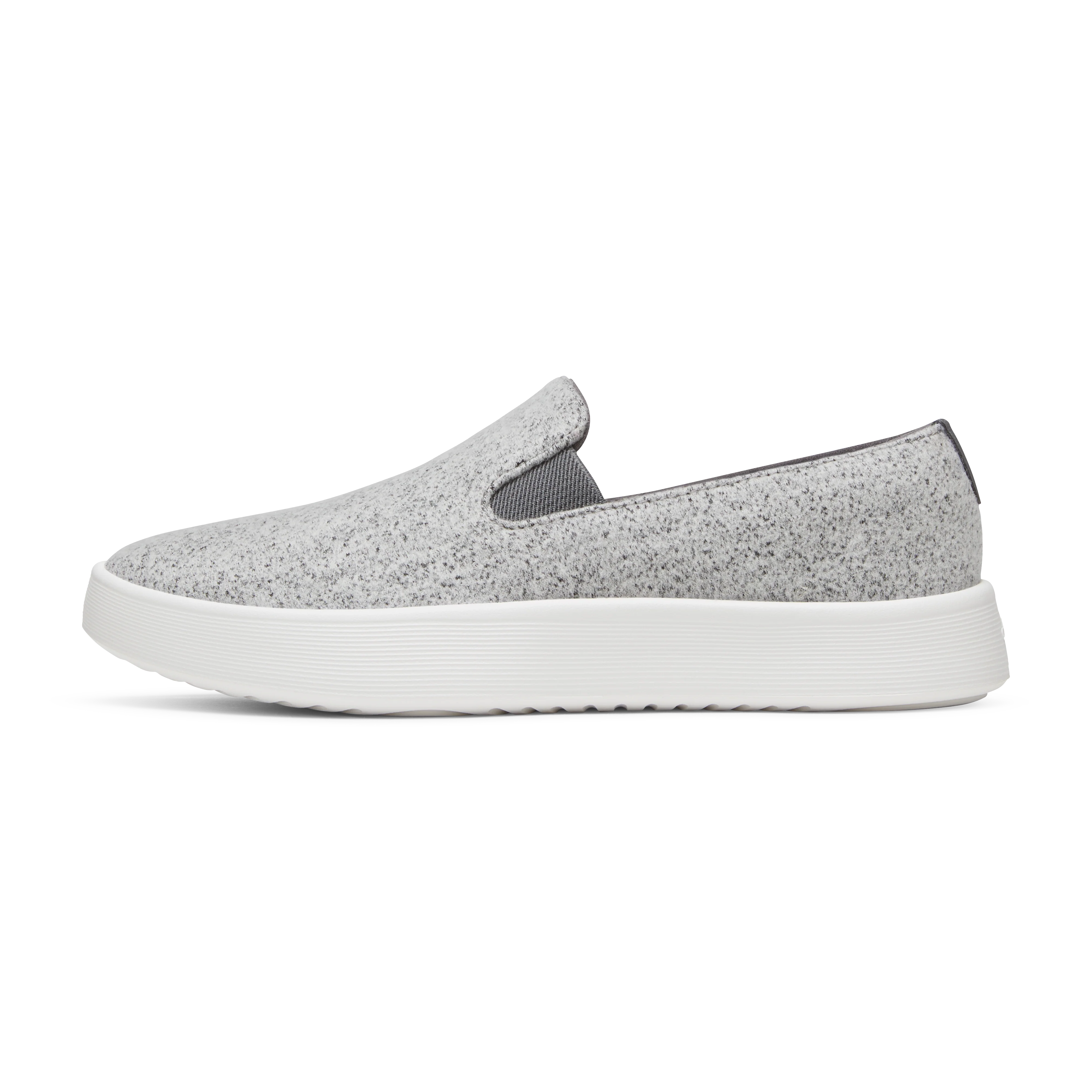 Men's Wool Cruiser Slip On - Medium Grey (Blizzard Sole)