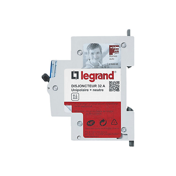 Disjoncteur Automatique 32A Legrand blanc