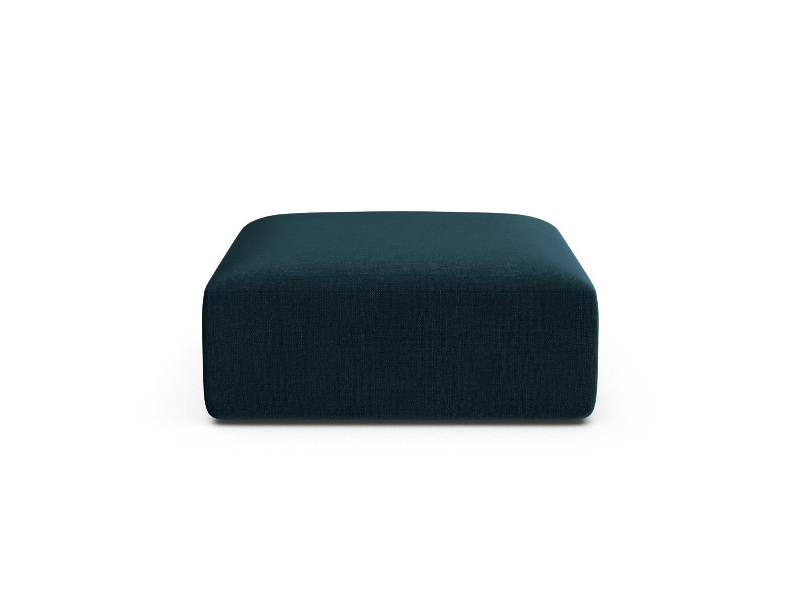 Cosmopolitan Design Poef Campi flueel diepe olie - 90x90x40cm