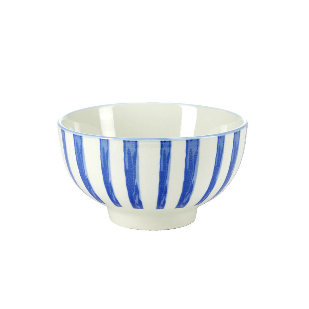 Coupelle porcelaine "Felicita" blanche et bleue Ø11,5cm