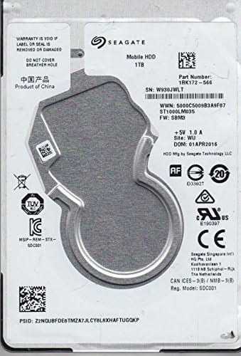 Seagate 1TB Laptop HDD SATA 6Gb/s 128MB Cache 2.5-Inch Internal Hard Drive (ST1000LM035) (Open Box)