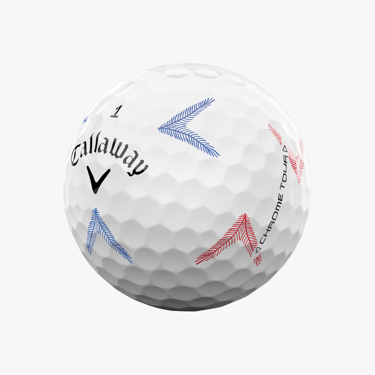 Chrome Tour Major Series: Chevron Golf Balls