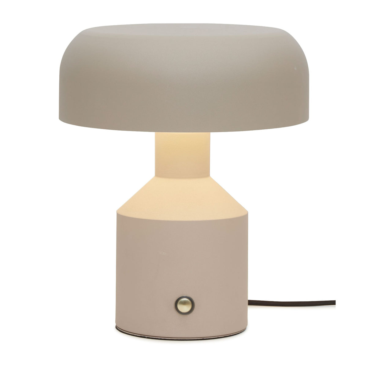 it's about RoMi tafellamp Porto - bruin - Ø25cm