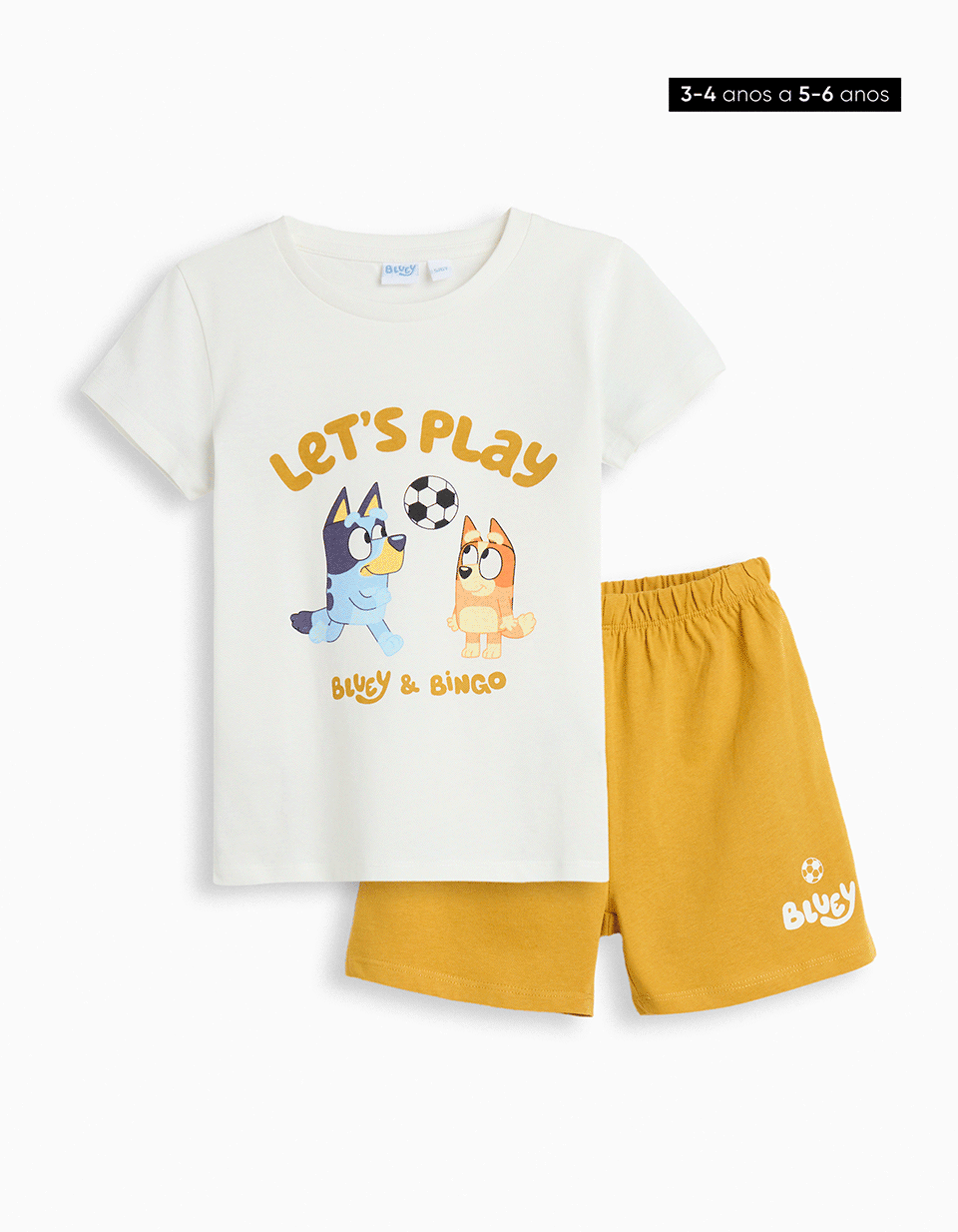 Pijama 'Bluey', Menino, Branco