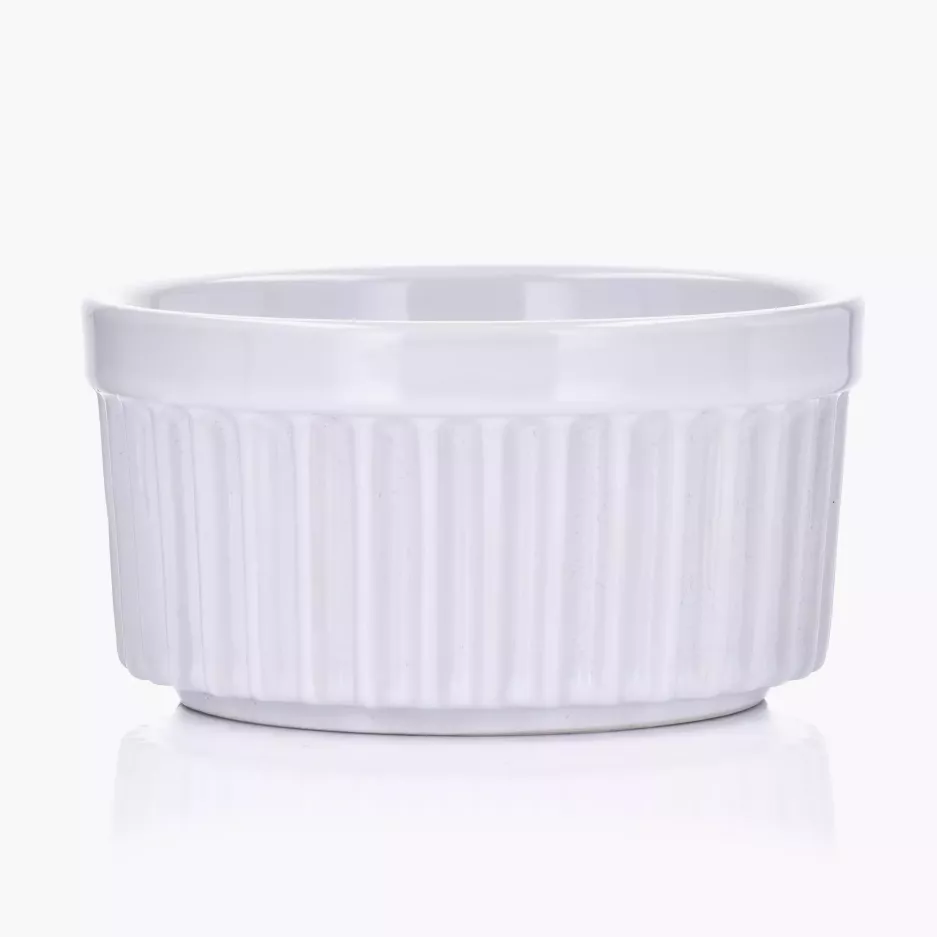 Kokilka DUKA BRULEE 11 cm biała ceramika