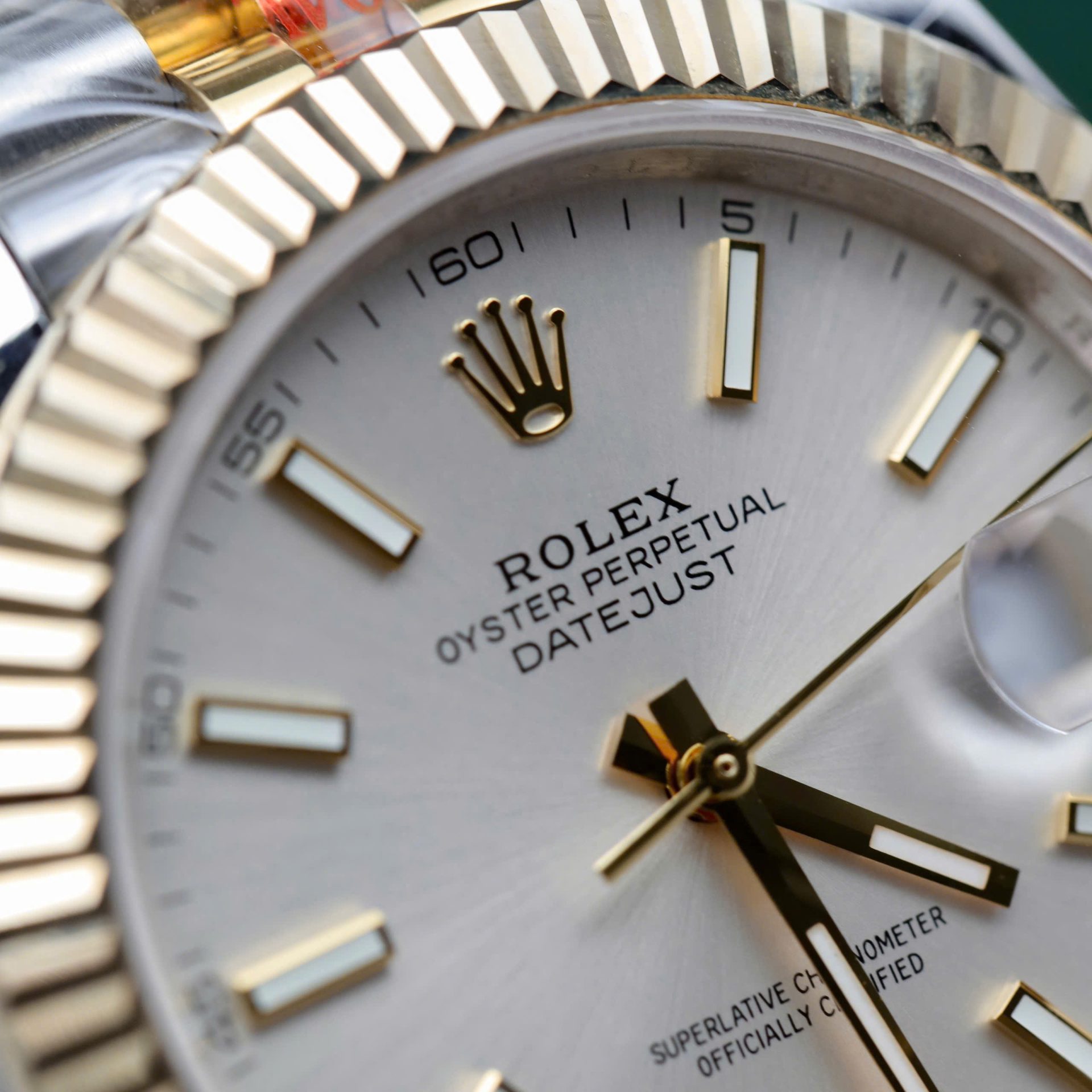 Rolex Datejust SS/YG Plated White Dial 41mm Jub Super Clone