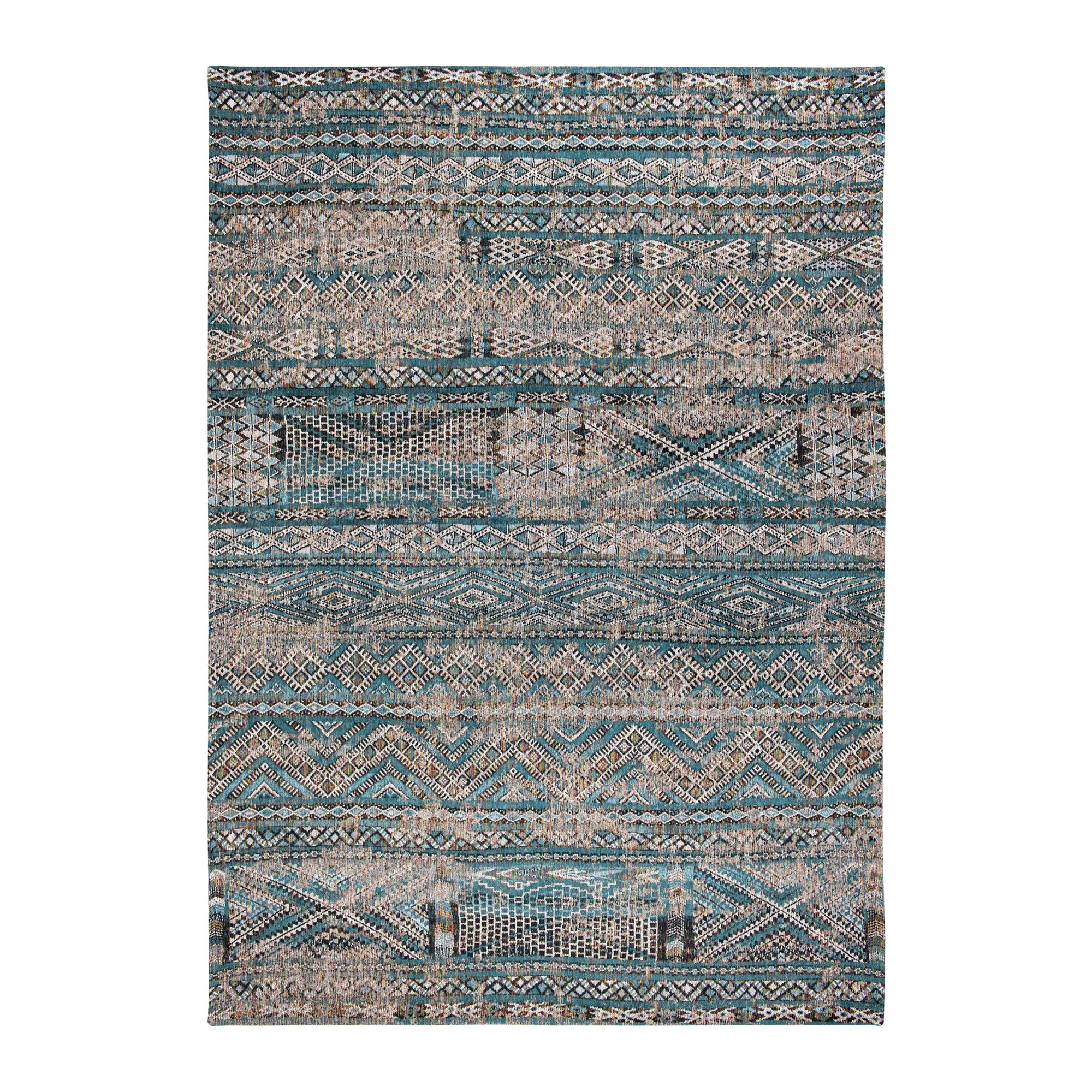 Louis de Poortere Kilim Vloerkleed 170 x 240 cm - Zemmuri Blue