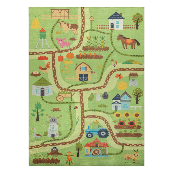 Dywan do prania BAMBINO 50200 Wioska, ulice, uliczki dla 80x150 cm
