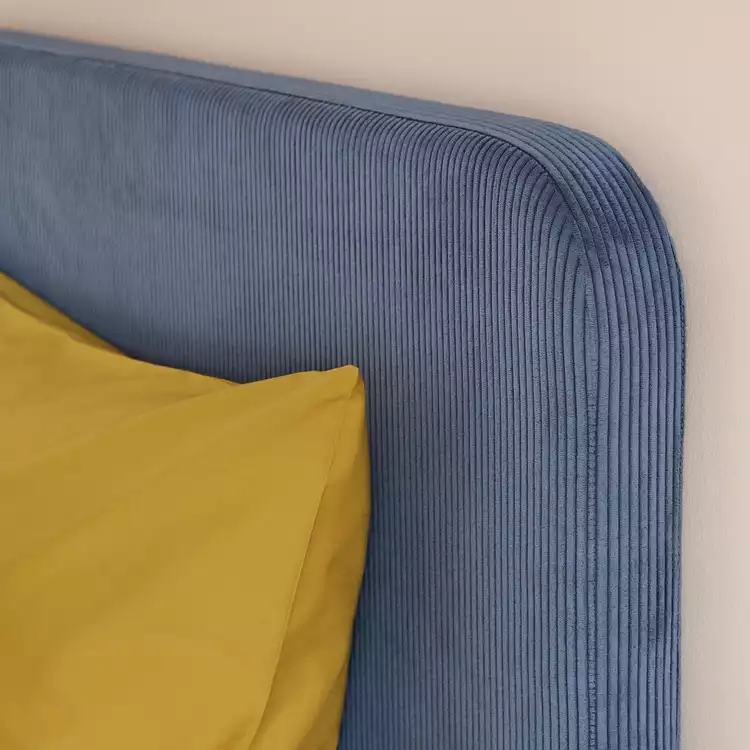 Habitat Arden Single Fabric Bed Frame - Blue