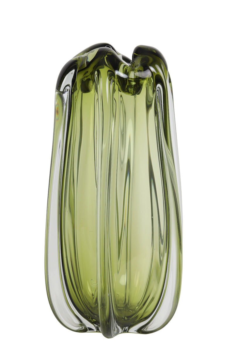 Light & Living vaas MURELA - Ø21x38cm - groen