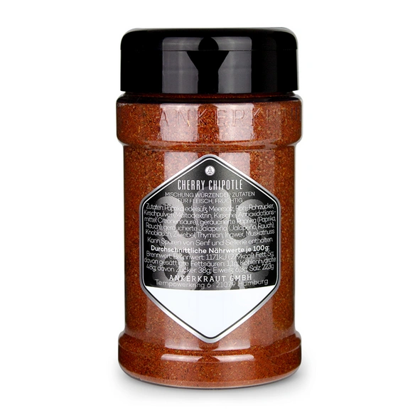 Gewürzkräutermischung, Cherry Chipotle 220g Streuer