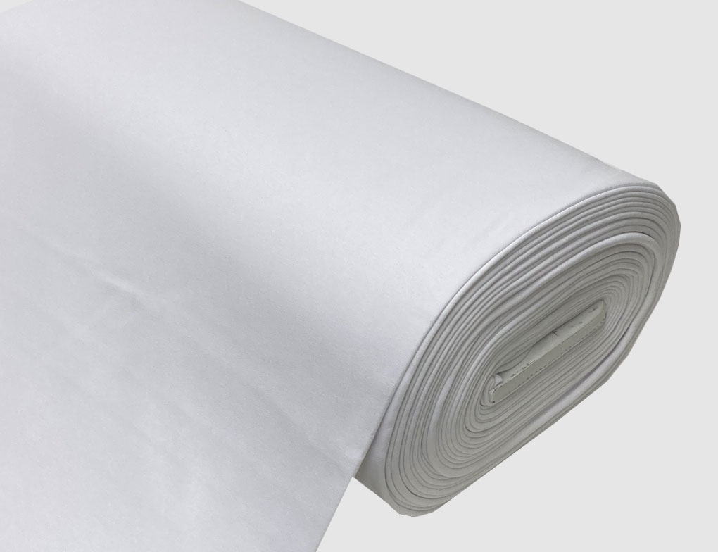 Sweatstoff Uni Weiß