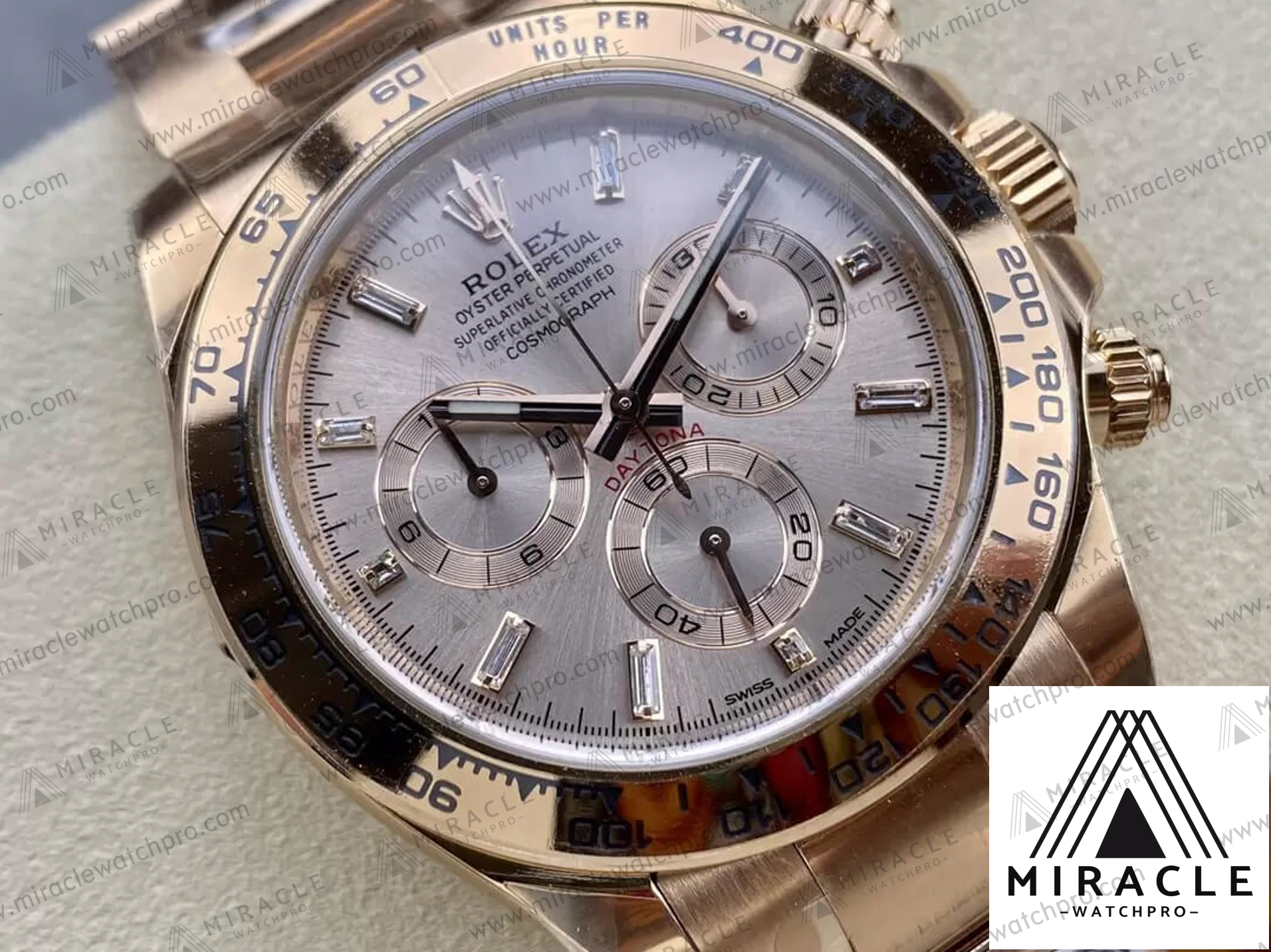 ROLEX-COSMOGRAPH DAYTONA-REF.M116505-0017-ELITE CLONE-40MM(Everose Gold)-Replica Watch