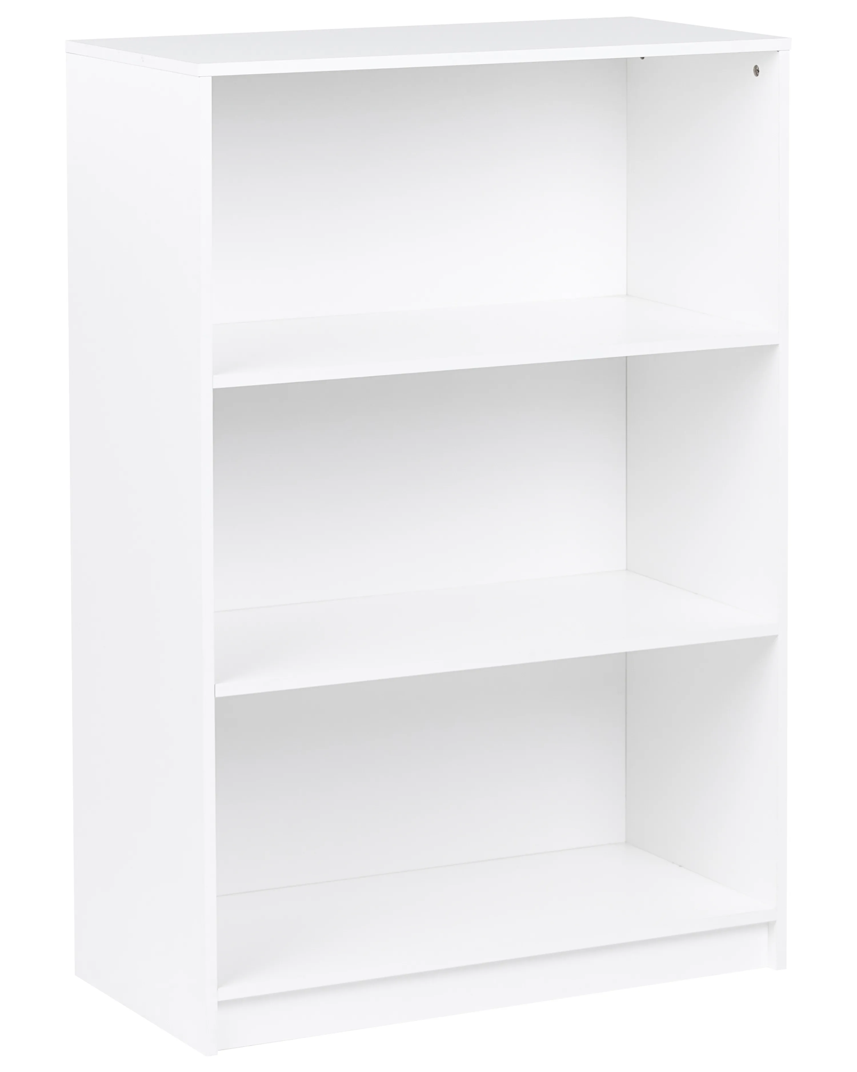 3 Tier Bookcase ZEHNA 117 cm White