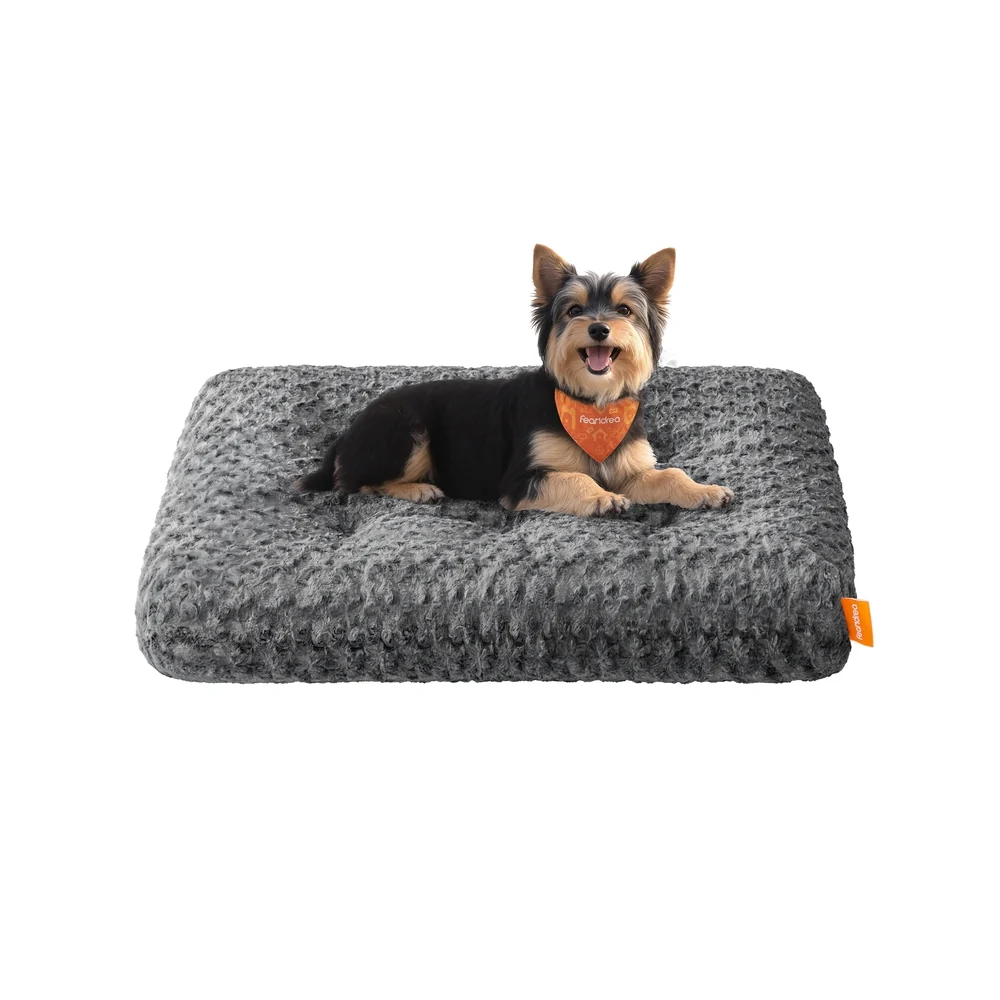 Panier pour chien en tissu peluche pour