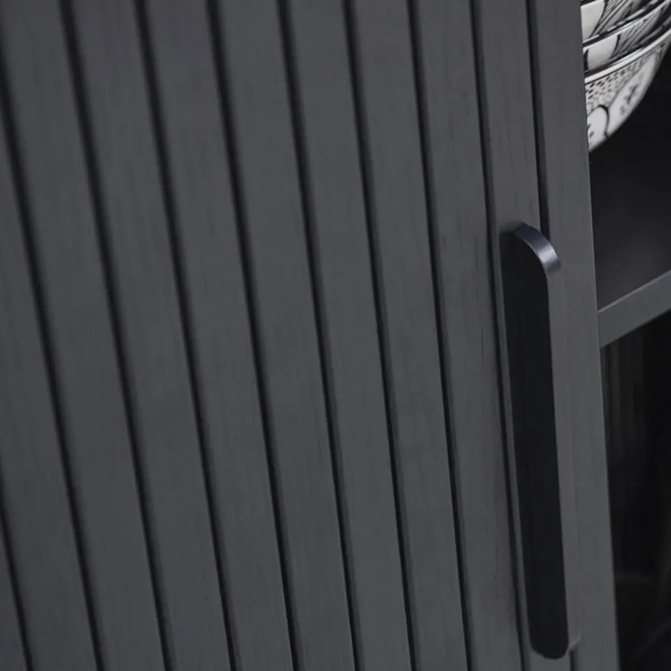 LykkeHome Nita TV meubel zwart - 120x40x56