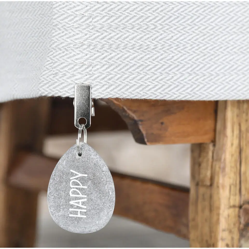 Cepewa Tafelkleed gewichten - 4x - polystone/metaal - Happy Moods