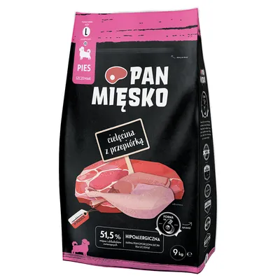 Pan Mięsko Large Puppy Veal with Quail