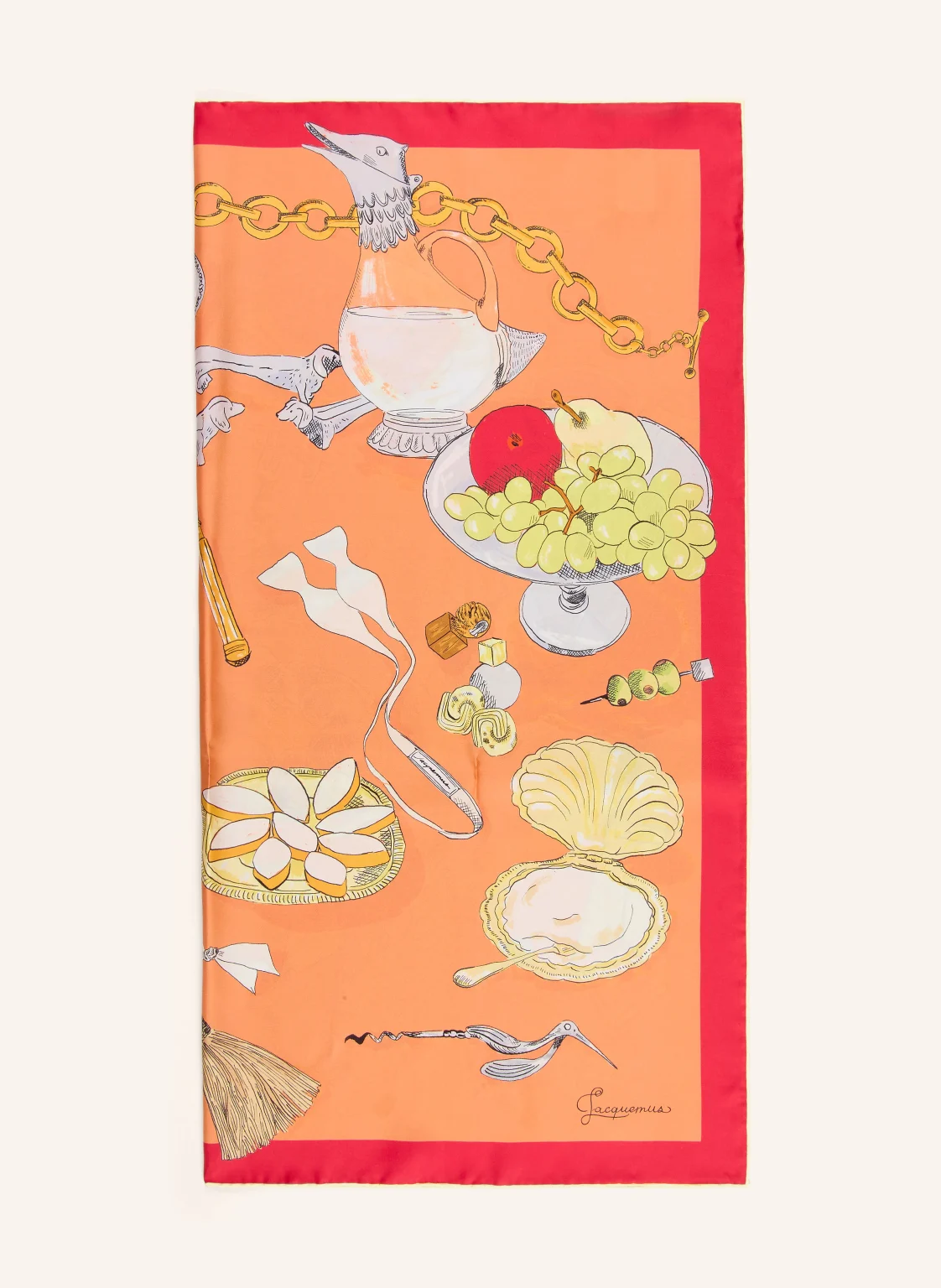 JACQUEMUS Seidentuch LE GRAND FOULARD COCKTAIL