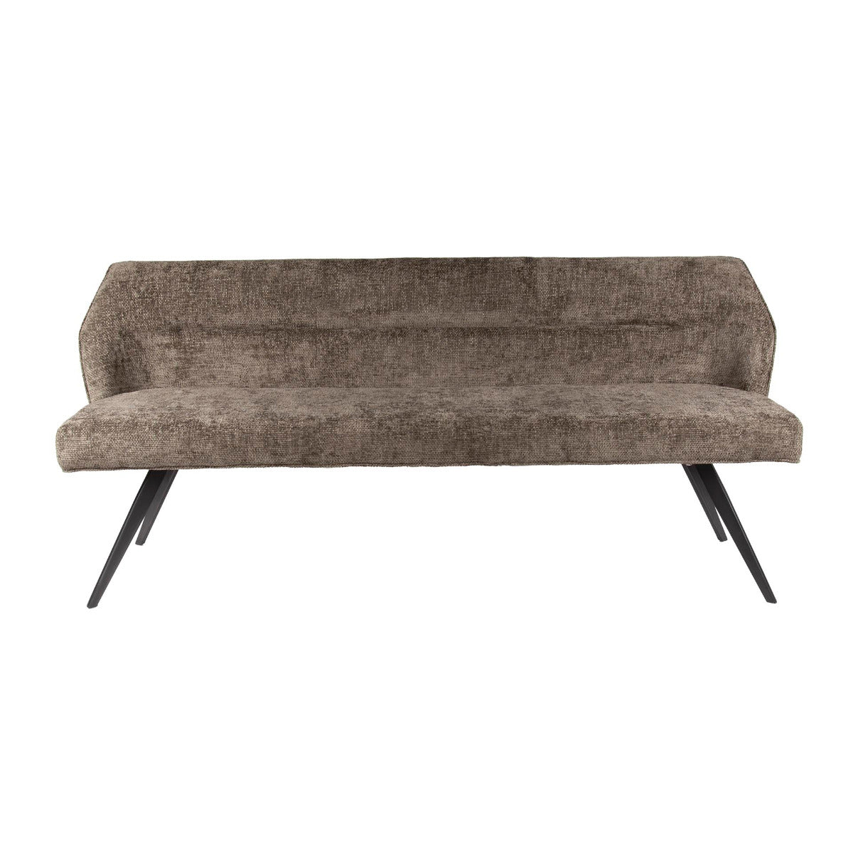 Fraaai - Diego eetkamerbank geweven 188 cm - taupe