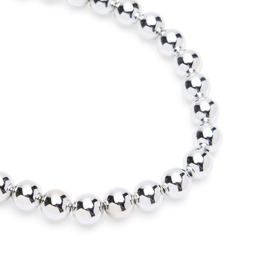 Manfield Zilverkleurige parelketting