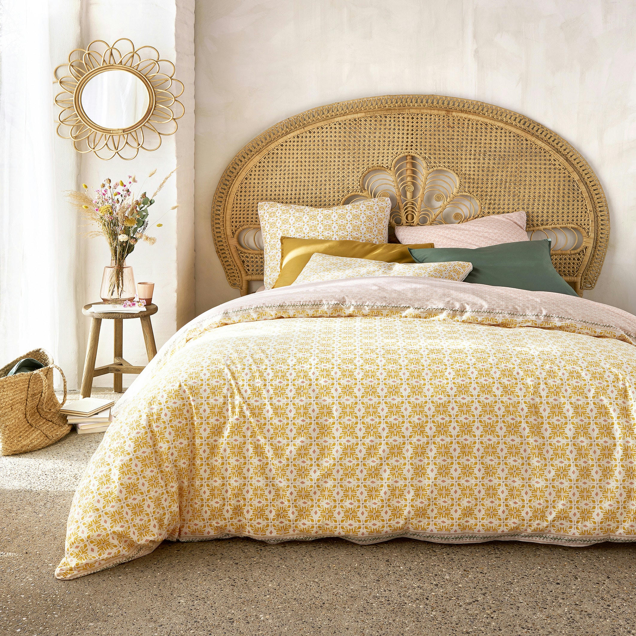 Housse de couette imprimée Gardenia