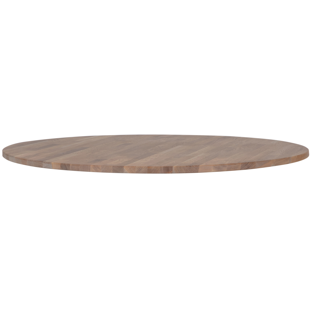 WOOOD tafelblad rond Tablo - Eiken - Grijze Olie - 2,4x120x120