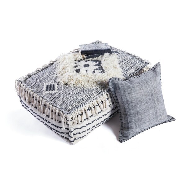Kennedy Rectangle Cotton Floor Pillow