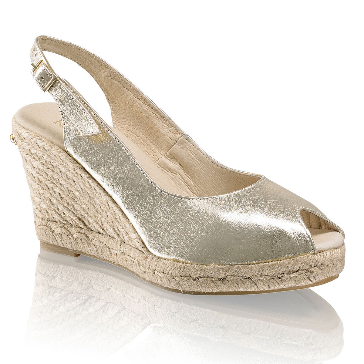 Russell & Bromley CANDYFLOSS Peep Toe Espadrille