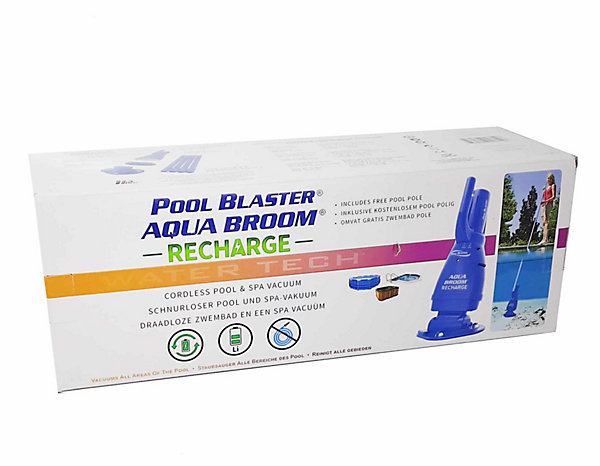 Aspirateur Electrique Aqua Broom Recharge Pour Piscine Spa - Sans Fil Sur Batterie Lithium - Avec Poignée Et Manche - Recharge Usb