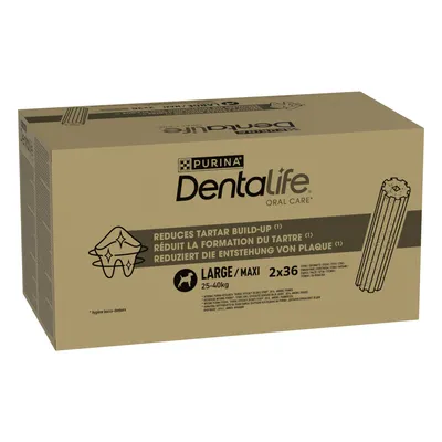 PURINA Dentalife Daily Dental Care Snacks for Large Breed Dogs (25-40kg)