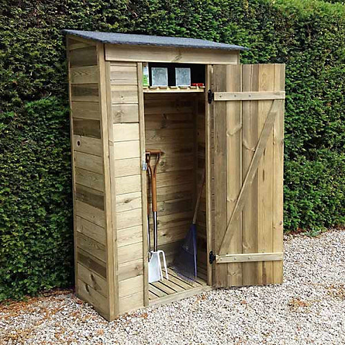 Armoire de jardin murale en bois 0.51 m