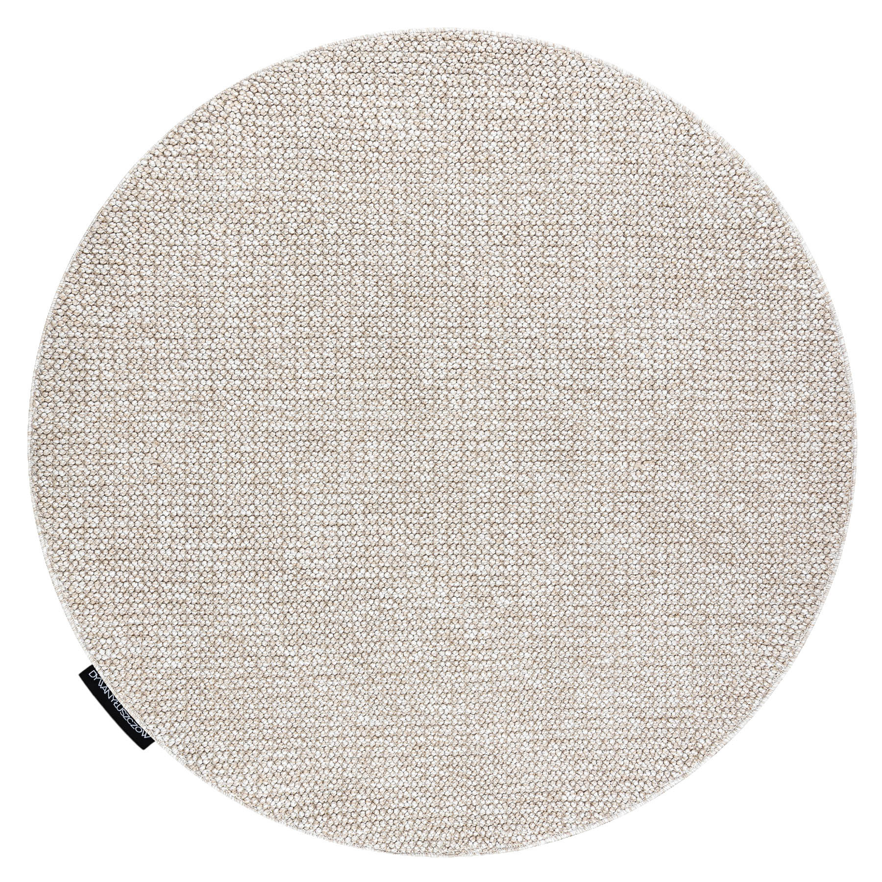 Dywan CASABLANCA LOOP beż pętelkowy, miękki koło 80 cm