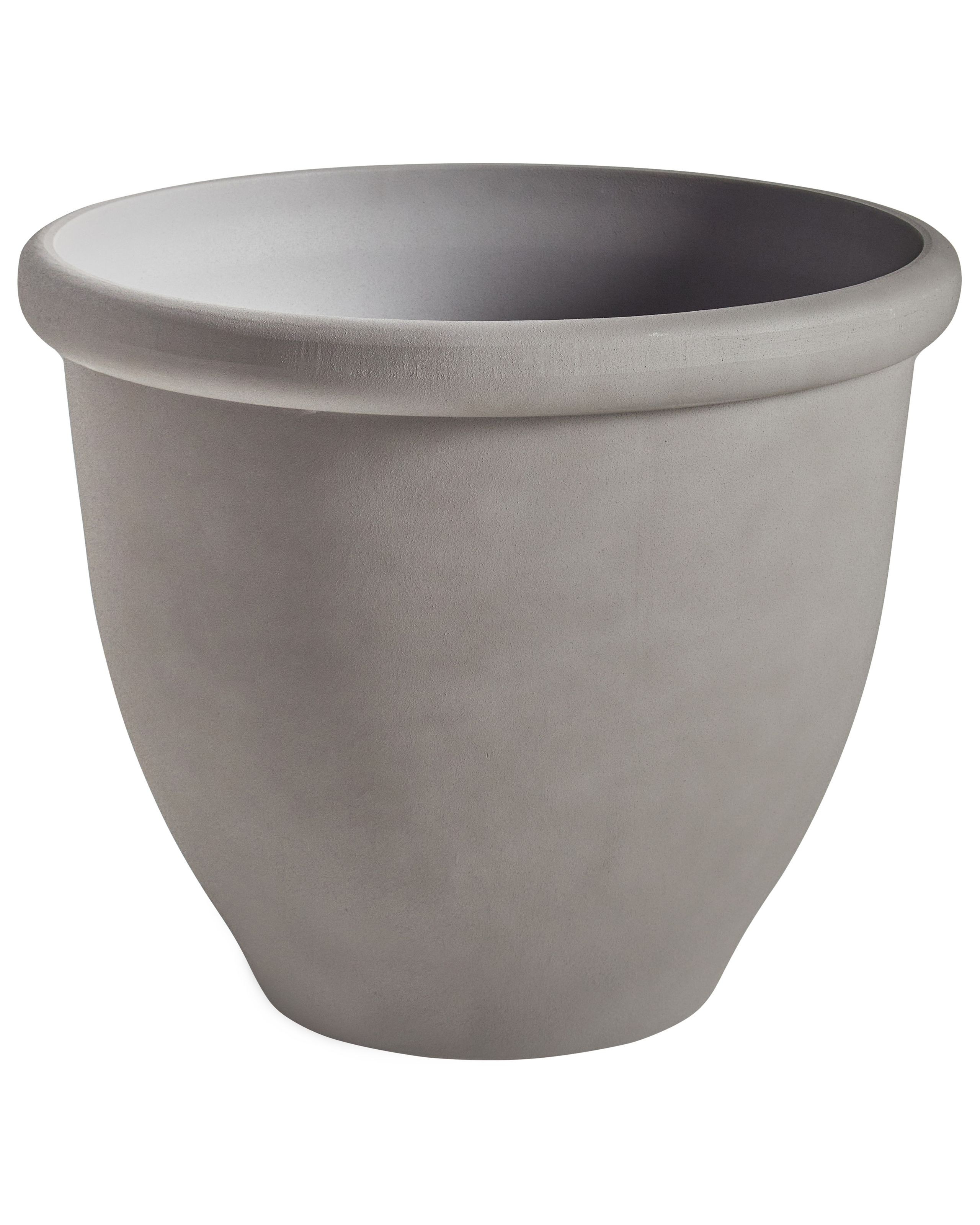 Okrągła doniczka 49 cm ogrodowa szara
