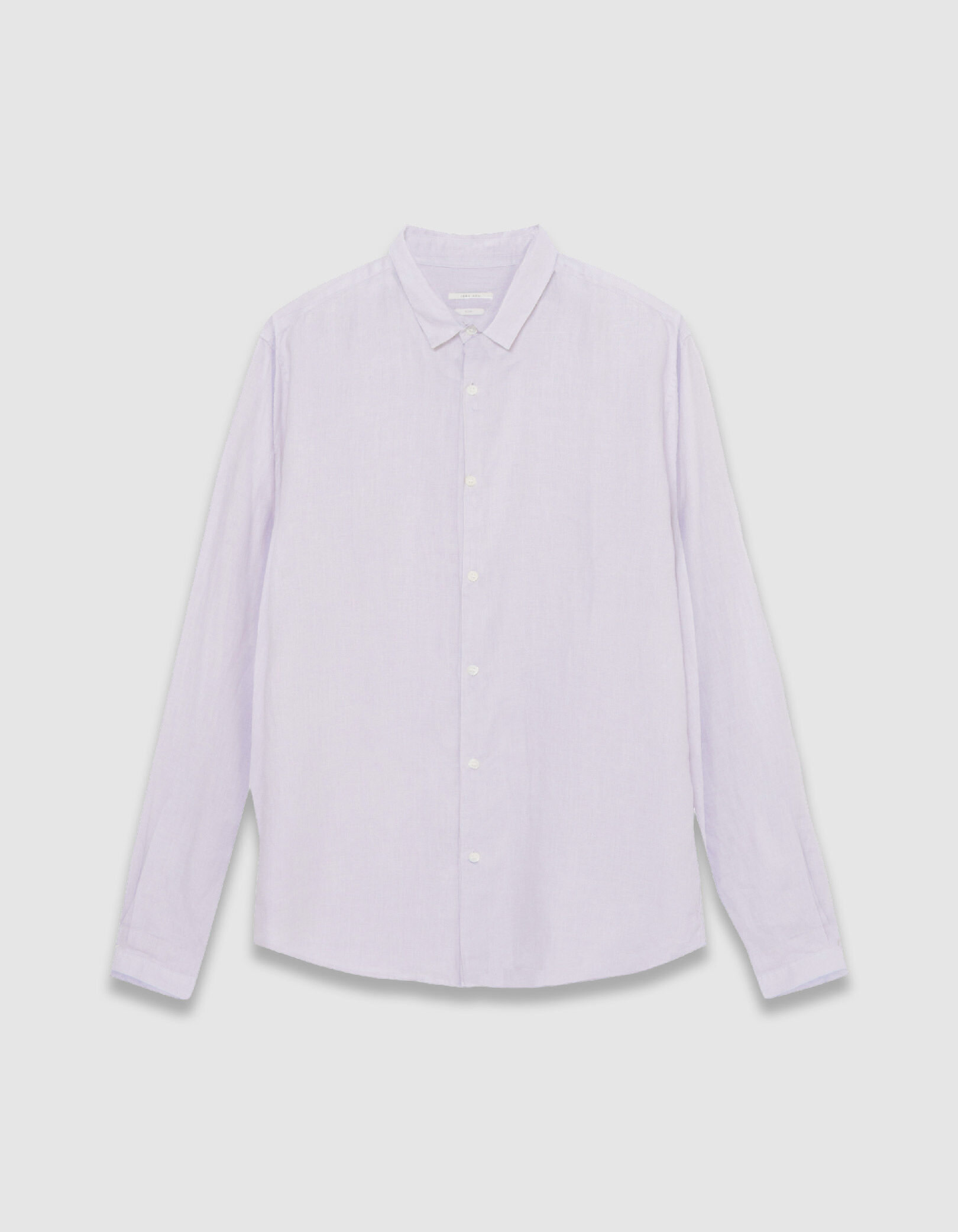 Chemise slim verte 100% lin Homme