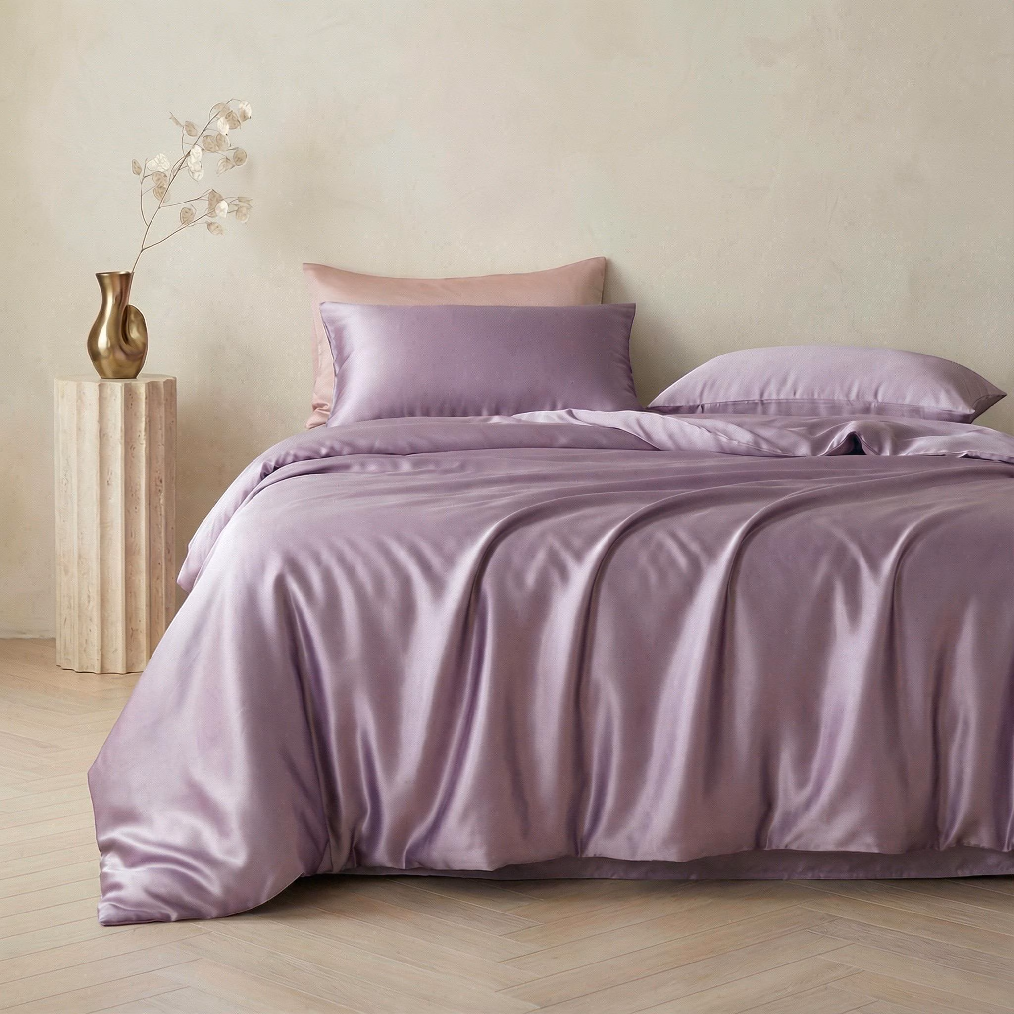 Mulberry Silk Bedding Set, Luxury Duvet Cover & Pillowcases