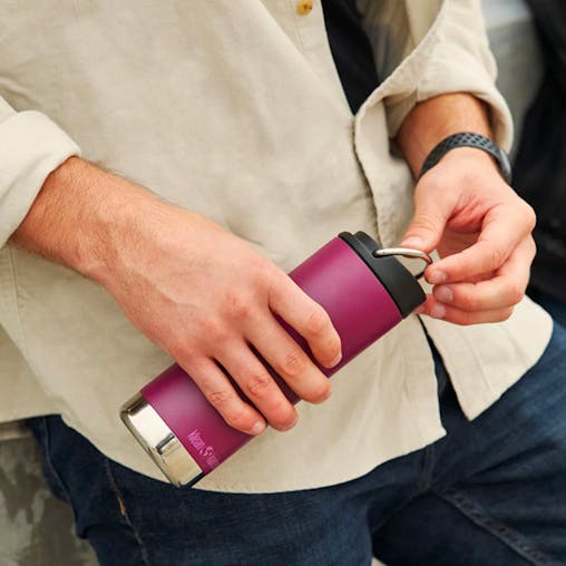 Klean Kanteen 16Oz 473Ml Insulated Tkwide Stainless W/ Cafe Cap Water Bottle