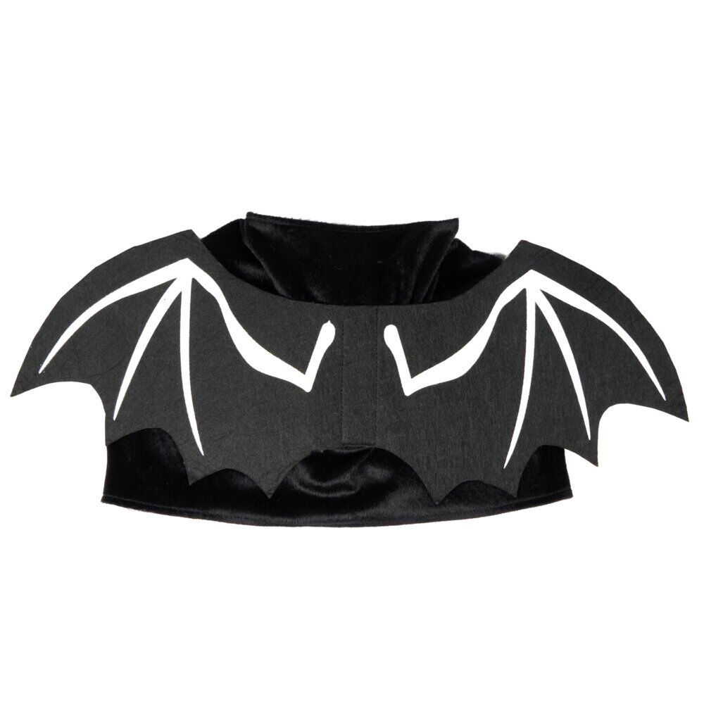 Déguisement chien Halloween ailes de chauve-souris noir S/M