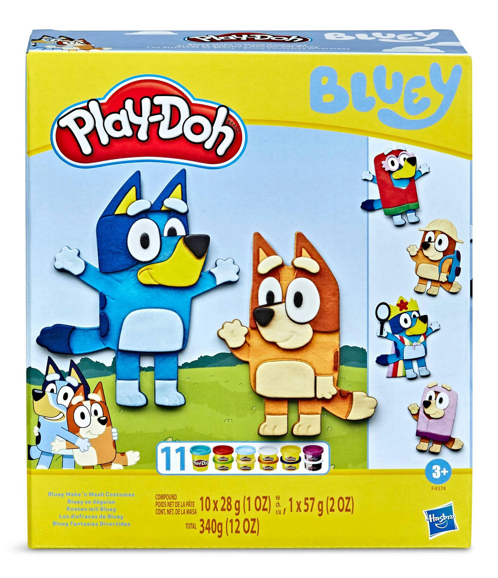 Play-Doh Bluey Make-N-Mash Costumes, Ages 3+
