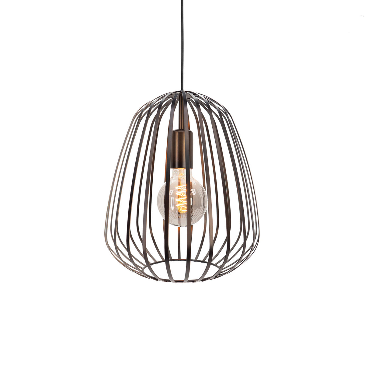 EGLO hanglamp Espinal - e27 - ø 28 cm - brons - staal