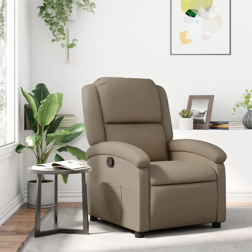 vidaXL - Fauteuil - Bruin - Kunstleer