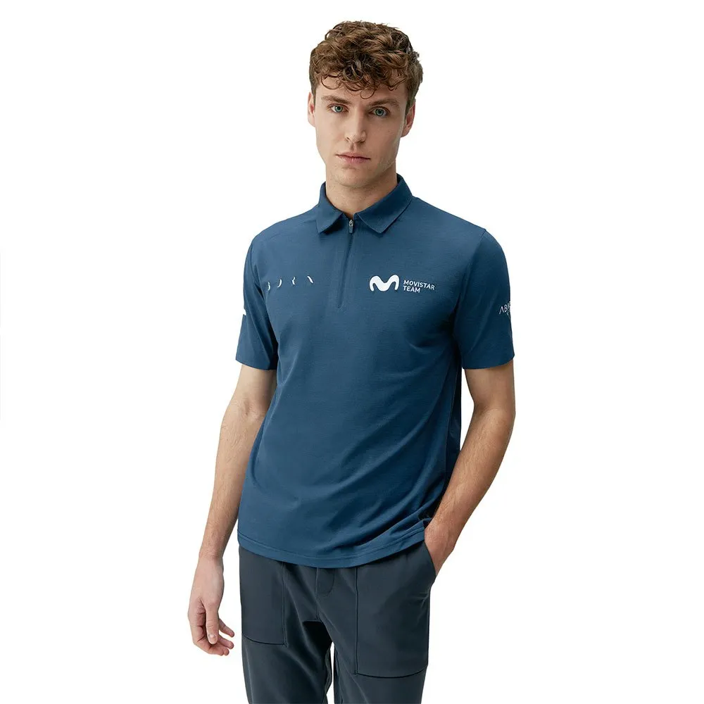 Born Living Yoga Movistar short sleeve polo