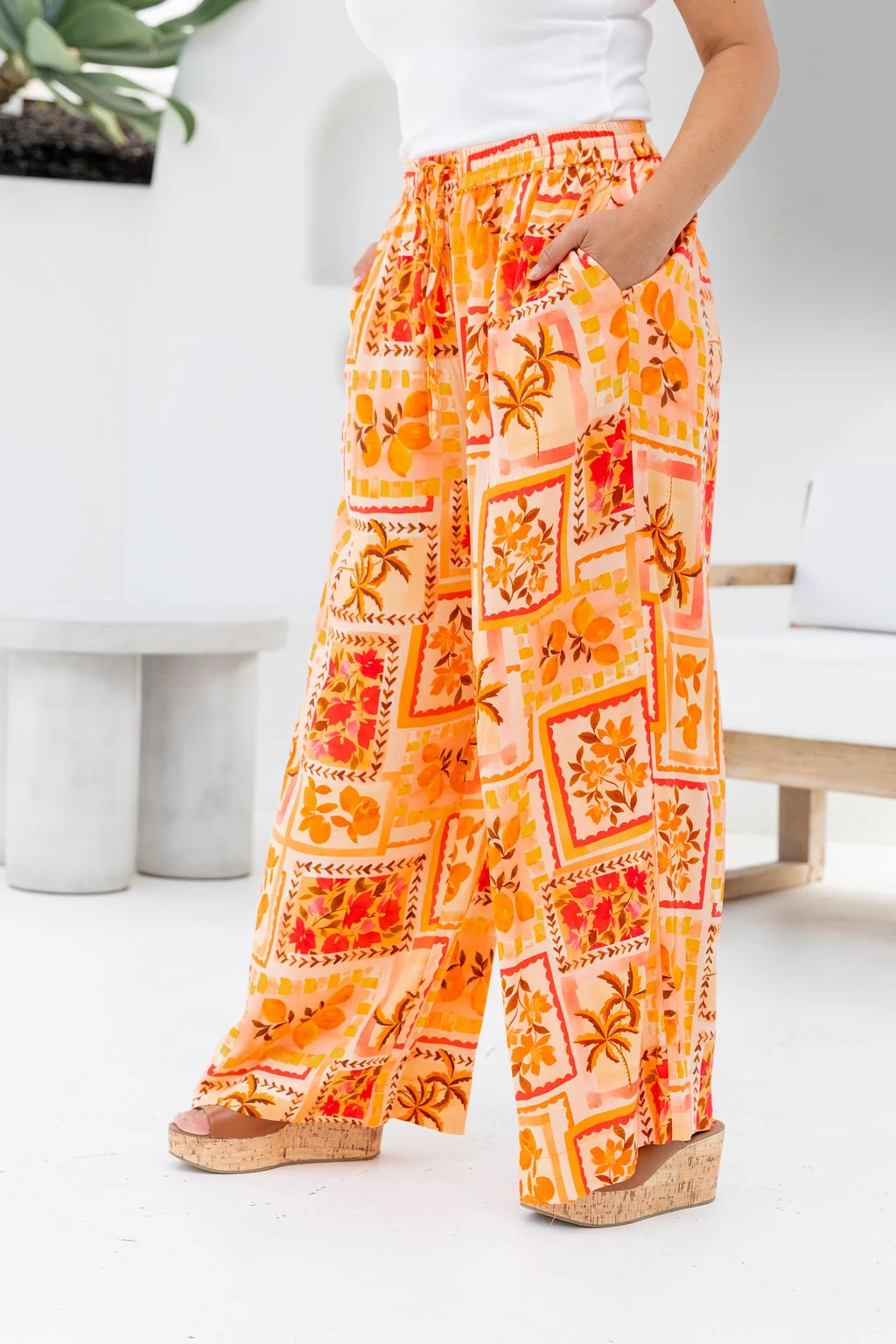 Gina Pant in Sunkissed Mosaic